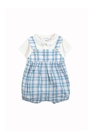 Light blue and white checkered overalls TARTINE ET CHOCOLAT KIDS | CC370104826E
